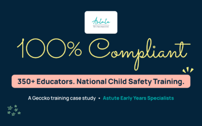 350+ Educators. 100% Compliant. A National Child Safety Training Case Study