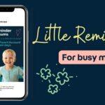 ChildcareNow fridge magnet designed like an Instagram post, reading A little reminder for busy mums, with QR codes to log in to the Parent Account